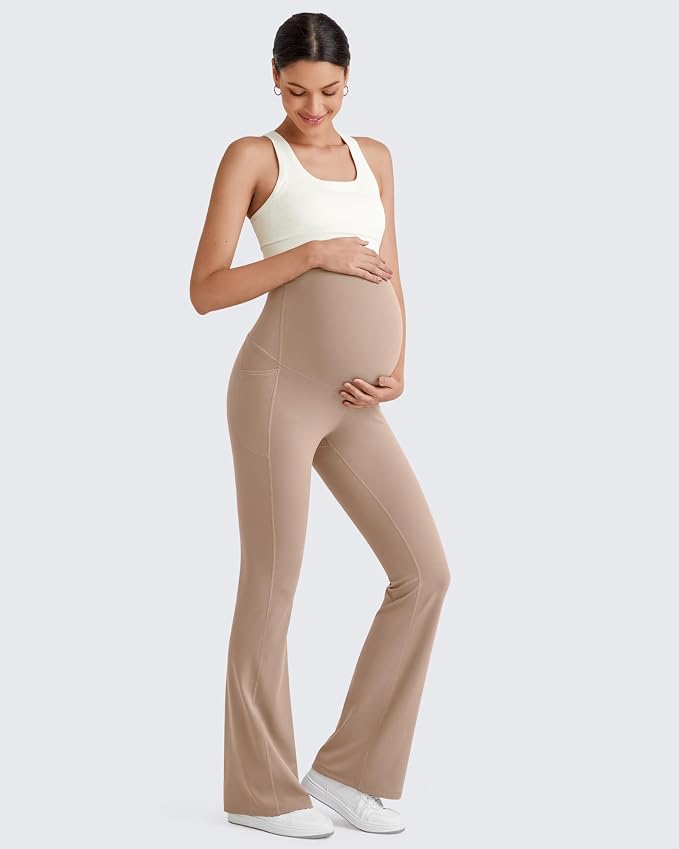 G4Free BareFeel Maternity Flare Leggings - Image 5