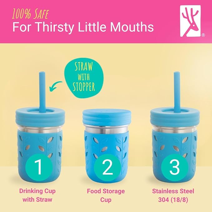 Elk and Friends 10oz Stainless Steel Kids + Toddler Drinking Cups | The - Image 3