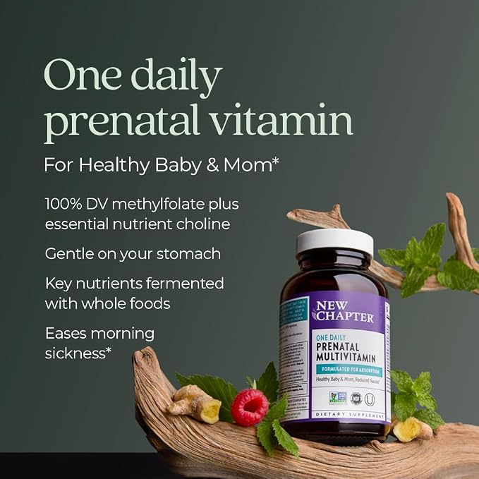 New Chapter Prenatal Vitamins, One Daily Prenatal Multivitamin - Image 4