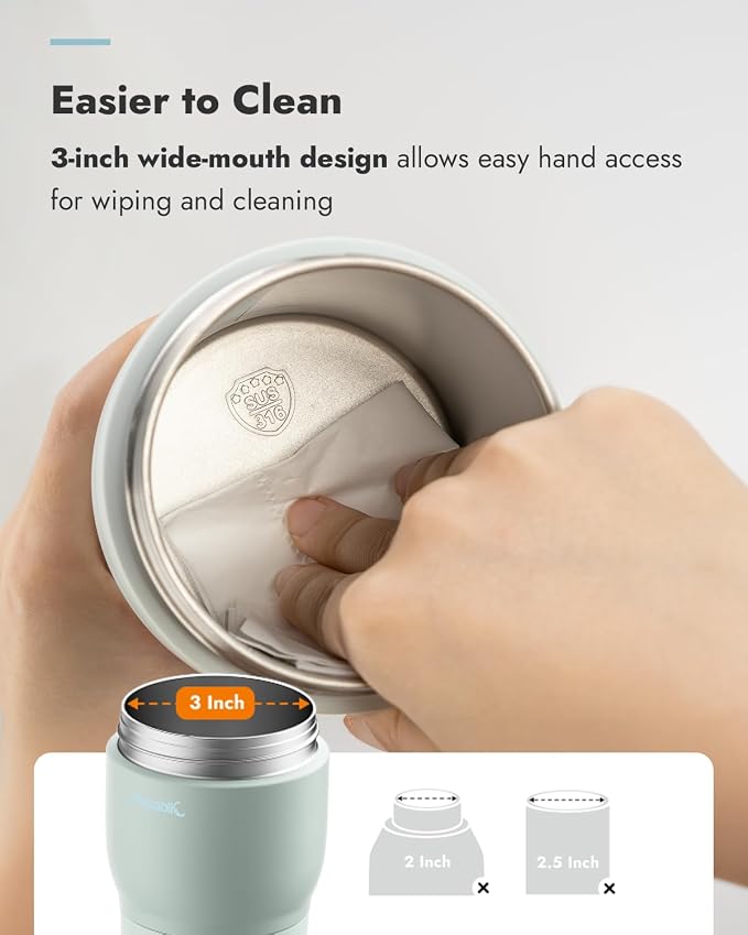 Papablic Pro Portable Bottle Warmer — 115W Fastest Heating, Built-in Sterilizer - Image 4
