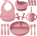 LITTLE RAWR Silicone Baby Feeding Set 14 Pcs, Baby Led Weaning Supplies by LITTLERAWR