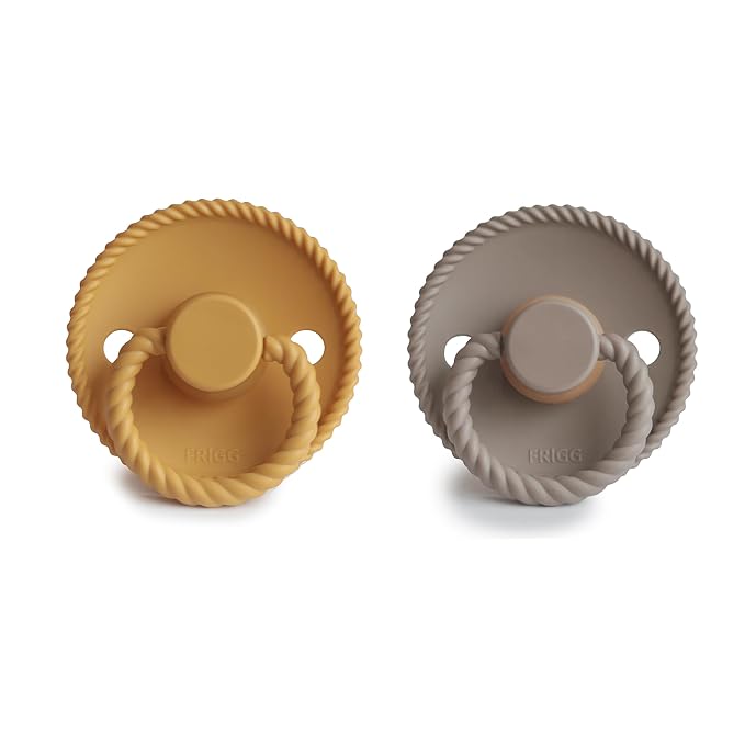 FRIGG Rope Natural Rubber Baby Pacifier | Made in Denmark | BPA-Free - Image 8