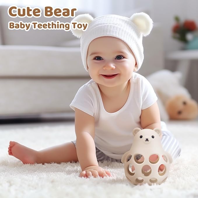 Baby Bear Teething & Stacking Toy Set - Image 7