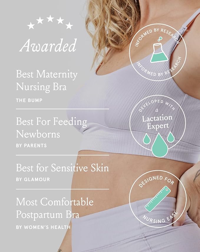 Bodily Everything Bra for Pregnancy, Nursing & Breastfeeding, Maternity & Sleep - Image 4