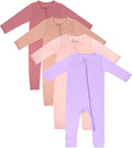 Jimonda Baby Footless Pajamas, Two Zip Closure Long Sleeve Romper, Infant by JimondaBaby