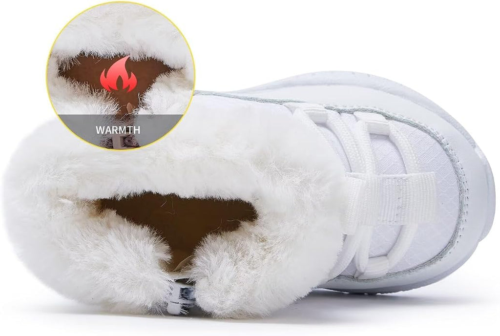 BMCiTYBM Girls Boys Snow Boots Warm Winter Fur Lined Baby Shoes - Image 4