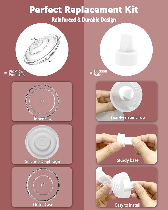 4packs 18mm Full Breast Replacement Pump Parts - Image 5