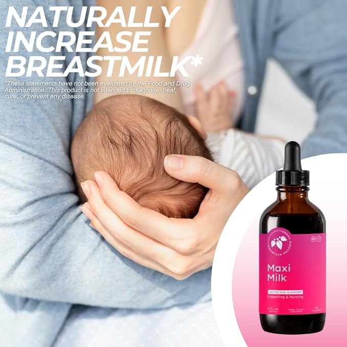 Mountain Meadow Herbs Maxi-Milk- Natural Liquid Lactation Support to Increase - Image 3