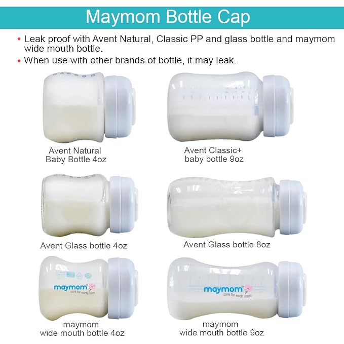 Maymom Wide Neck Breastmilk Collection and Storage Bottle 9oz; Remarkable - Image 7
