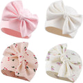 Bamery Newborn Baby Girl Hat Cotton Baby Bow Beanie Preemie Hats Spring Infant by Bamery