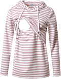 GINKANA Women's Nursing Hoodie Sweatshirt Long Sleeves Breastfeeding Maternity by GINKANA