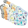 TSD Baby Bibs Waterproof Feeding Bibs 5pack Adjustable Mealtime Poctet Bib by Unknown