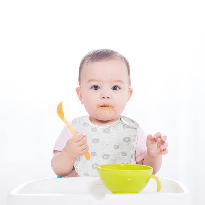 7 Pack Baby Cotton Absorbent Bibs - Image 3