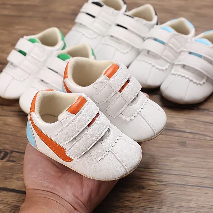 Clowora Baby Boys Girls Shoes Non-Slip Rubber Sole Sneakers Infant First - Image 5
