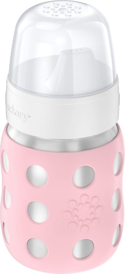 Lifefactory 8-Ounce Stainless-Steel Vacuum-Insulated Wide-Neck Baby Bottle - Image 2