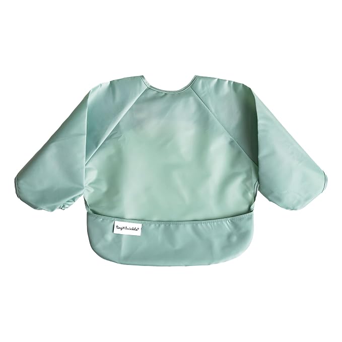 Tiny Twinkle Long Sleeve Bib for Babies & Toddlers – 2 Pack Waterproof Smock - Image 7
