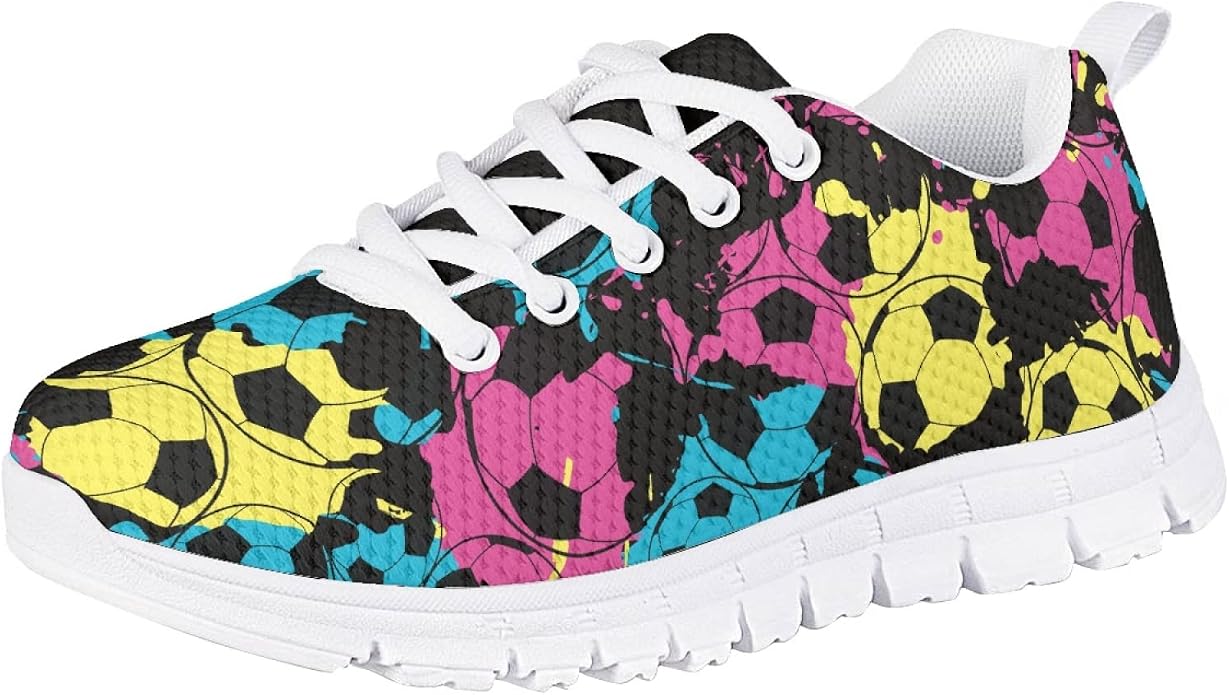 MARSVOVO First Shoes for Walking Boy Girl Athletic Lightweight Flexible Lace-up - Image 3
