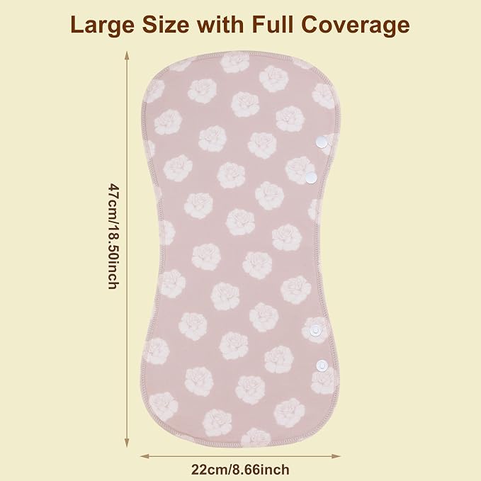 2-in-1 Burp Cloths and Baby Bibs - Image 3