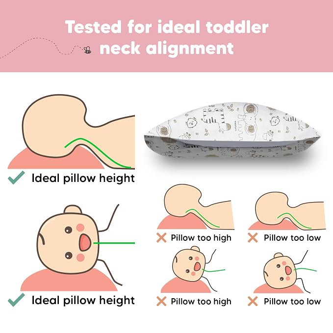 Toddler Pillow with Pillowcase - Image 6