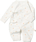 100% Organic Cotton Soft 0-6 Months Unisex Footless Newborn Baby Sleepers by Cherie+Kids