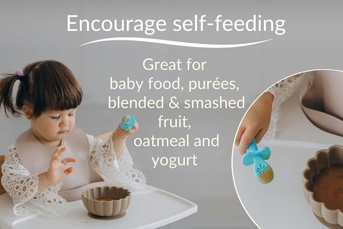 Growing Love Baby Spoons Set, Self Feeding 6 months, Baby utensils, training - Image 7