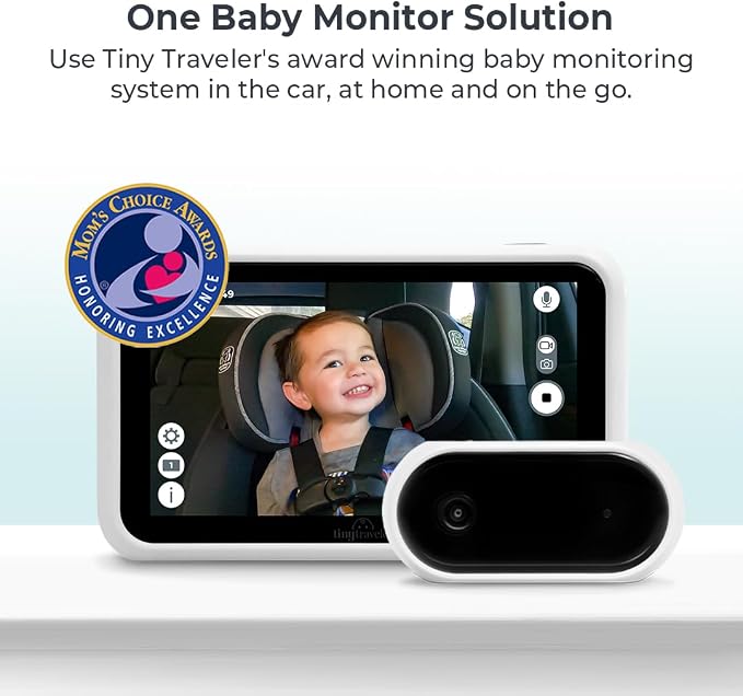 Tiny Traveler 5” HD Touch Screen Baby Car Monitor – Hackproof, No WiFi Baby - Image 7