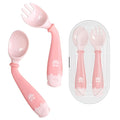 Deejoy Toddler Utensils with Travel Case, Baby Spoons and Forks Set by Deejoy