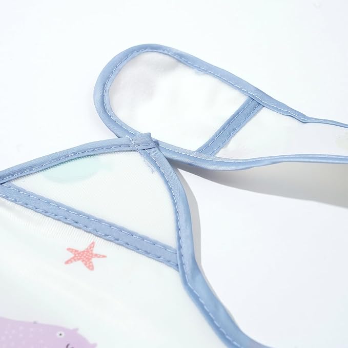 3-Pack Waterproof Baby Bibs for Eating - Image 8