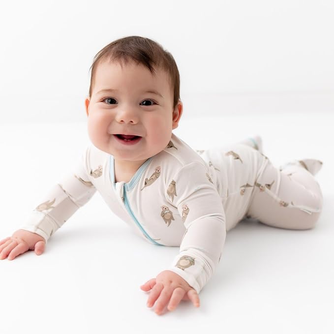 Bamboo Little Soft Baby Footie Pajamas, Baby Clothes, Newborn Sleepers - Image 7