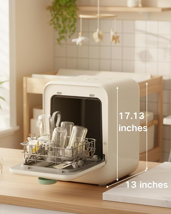 ICUIRE Baby Bottle Washer and Sterilizer and Dryer, 131-167°F High Temperature - Image 9