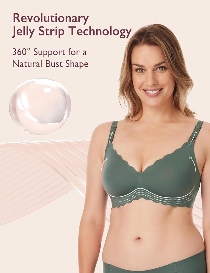 Momcozy Nursing Bras for Breastfeeding, Seamless Pregnancy Maternity Bra - Image 3