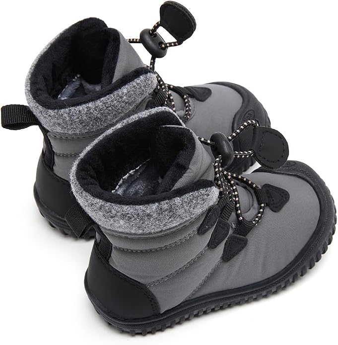 BMCiTYBM Toddler Baby Winter Snow Boots Boy Girl Faux Fur Warm Non Slip First - Image 5