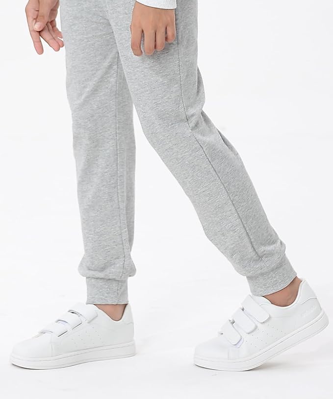 GFQLONG 2/3 Pack Toddler Pants Sweatpants Boys Cotton Joggers, Athletic Pull on - Image 5