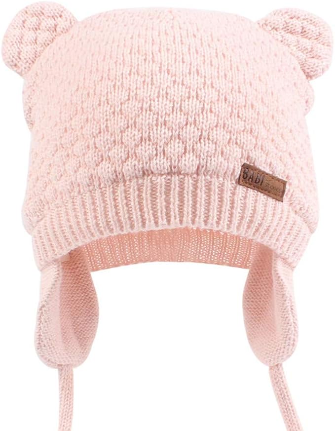 XIAOHAWANG Baby Hat Cute Bear Toddler Earflap Beanie Warm - Image 5
