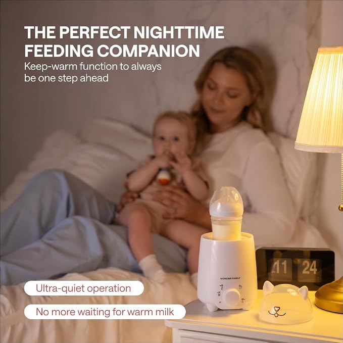 Portable Baby Bottle Warmer for Breastmilk & Formula – 4-in-1 Defrost, Food and - Image 7