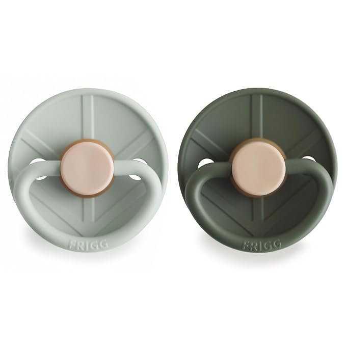 FRIGG Little Viking Natural Rubber Baby Pacifier 2-Pack | Made in Denmark | - Image 2