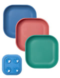 BABELIO Suction Plates for Baby and Toddler, 100% Food Grade Silicone, BPA Free by BABELIO