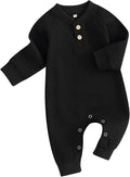 Kuriozud Newborn Infant Unisex Baby Boy Girl Clothes Button Romper Jumpsuit by Kuriozud