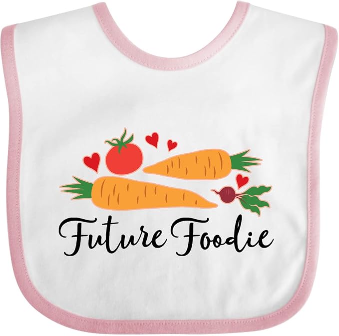 inktastic Future Foodie Cute Vegetable Baby Bib by Inktastic