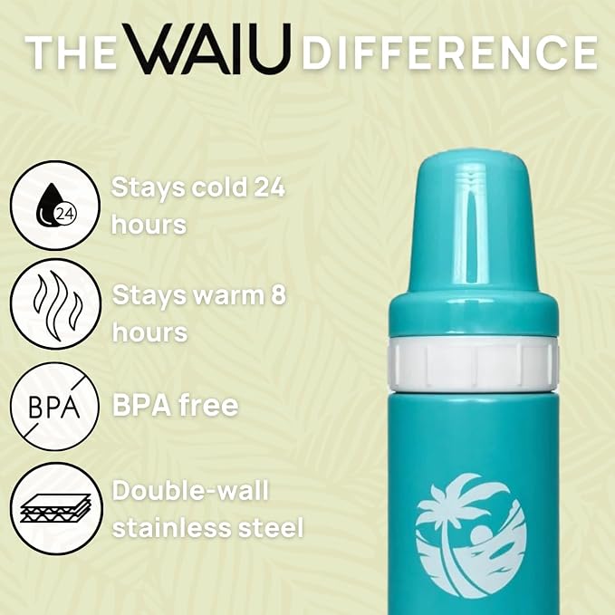 Waiu Insulated Stainless Steel Baby Bottle BPA-Free | Keeps Drinks Hot - Image 5