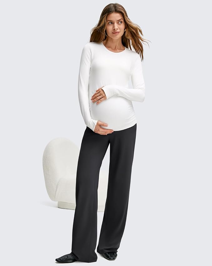 G4Free BareFeel Maternity Dress Yoga Pants - Image 5