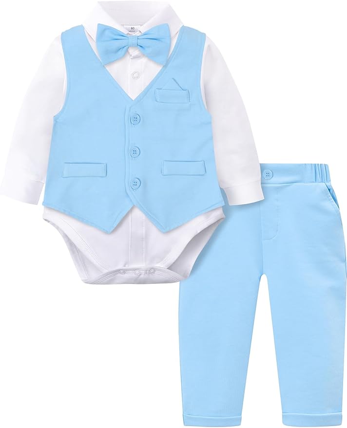 A&J DESIGN Baby Boy Suits Clothes Infant Toddler Formal Gentleman Outfits by AJDESIGN