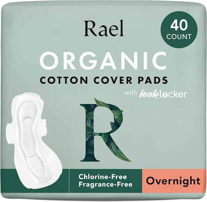 Rael Pads for Women, Organic Cotton Cover by Rael