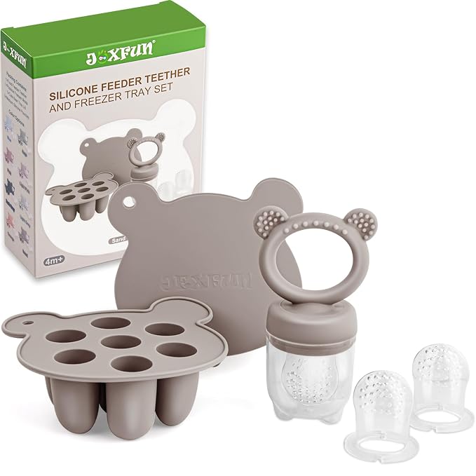JEXFUN Silicone Baby Fruit Food Feeder Pacifier & Breastmilk Popsicle Freezer by JEXFUN
