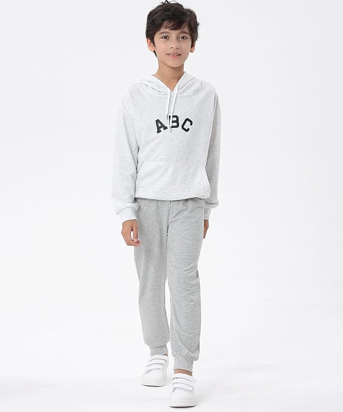 GFQLONG 2/3 Pack Toddler Pants Sweatpants Boys Cotton Joggers, Athletic Pull on - Image 8