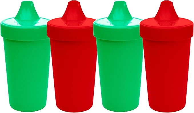 Re-Play Sippy Cups for Toddlers - 10 Oz. Reusable Spill Proof Cups for Kids by Re-Play