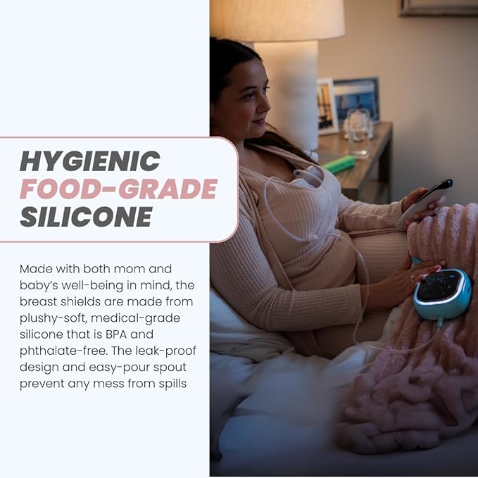 Zomee Z2 Double Electric Breast Pump, Hands Free Pumping Hospital Grade 3 Modes - Image 6