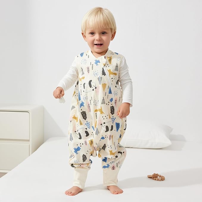 Duomiaomiao 2 Pack 0.5 TOG Toddler Sleep Sack 24-36 Months 100% Cotton - Image 8