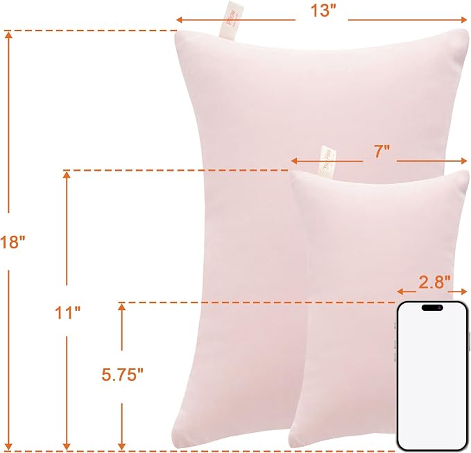 NTBAY Tiny Pillows, Down Alternative 7"x11" Microfiber Mini Pillows - Image 5
