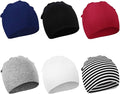 DRESHOW BQUBO 6 Pack Baby Hats for Boys Girls Unisex Baby Hat Soft Knit Cap by DRESHOW